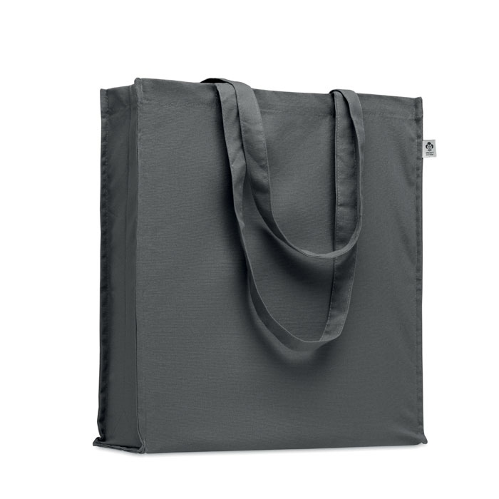 Sac cabas coton bio 220gr à personnaliser BENTE COLOUR Gris foncé